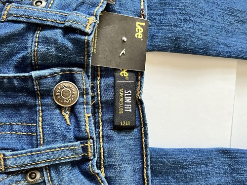New Lee Slim Fit Stretch Jeans Size 10 Boys Adjustable Waistband - Picture 5 of 7