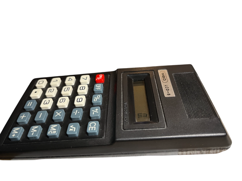 MBO LCD-8 Taschenrechner Retro 80er Vintage Arithmetic Calculator 1985 Nostalgie - Afbeelding 5 van 6