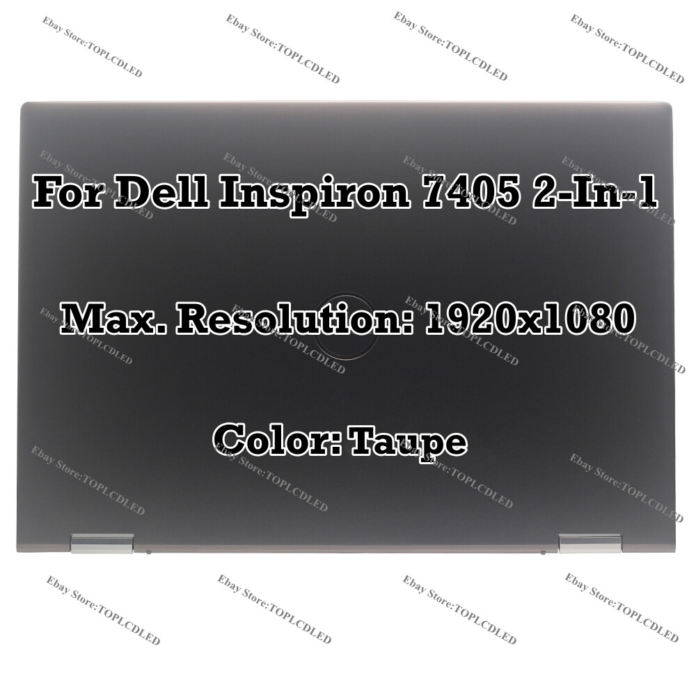 14.0"" Dell Inspiron 7405 2-In-1 FHD LCD LED Touch Screen Assembly Display Taupe