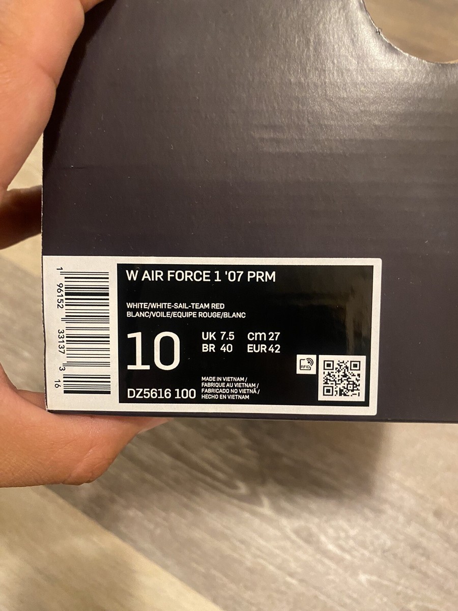 Size 10 - Nike Air Force 1 '07 Premium History of Logos W for sale