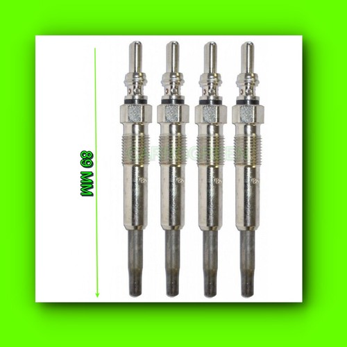 Lot De 4 Bougies De Préchauffage Pour Citroën Saxo 1.5 D - Neuf, Garantie 1 An