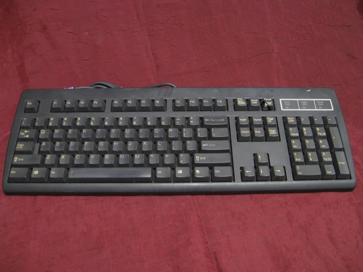 NMB Vintage Mechanical Keyboard Clicky Switch BLACK RT2358TW 6-Pin