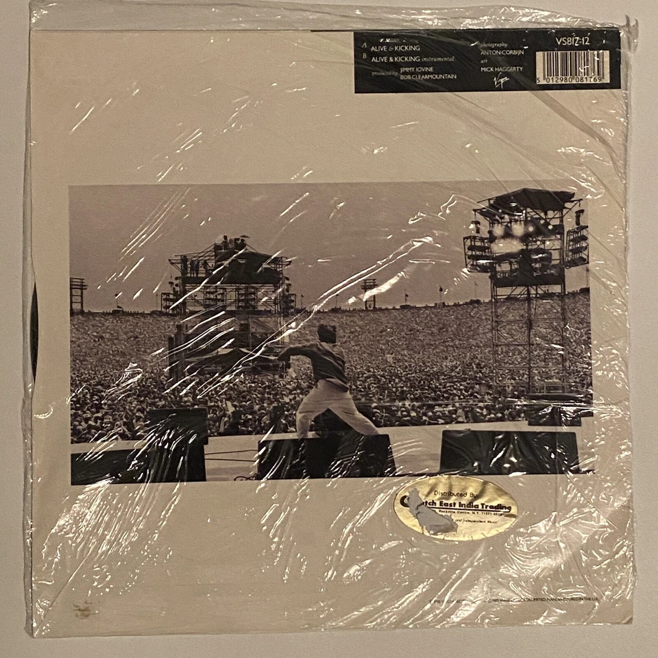 SIMPLE MINDS - ALIVE & KICKING UK 12" SINGLE BRAND NEW AND SEALED - Image 2 of 3