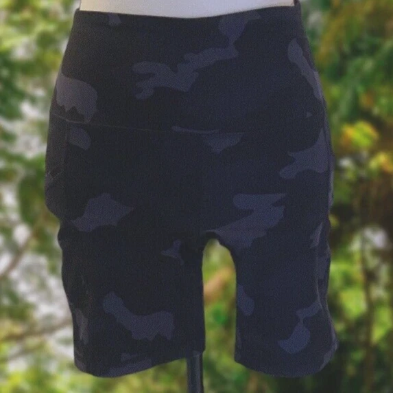 yogalicious high waist biker squat proof side pocket shorts