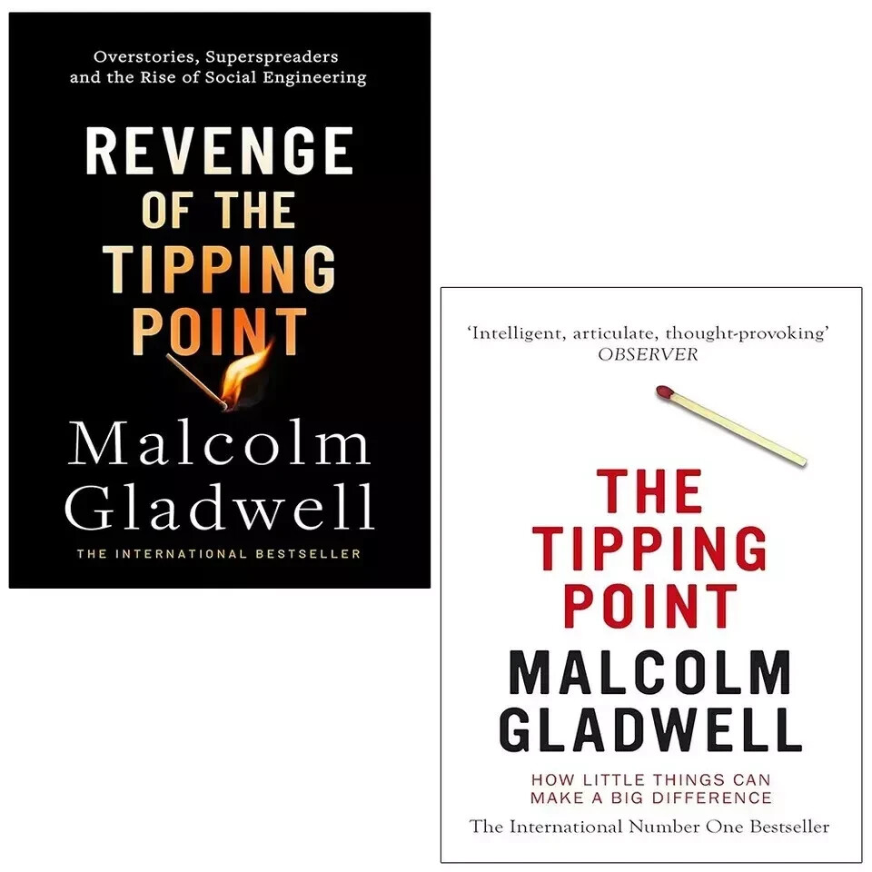 Malcolm Gladwell Collection 2 Books Set Revenge of the Tipping Point Overstories - Image 6