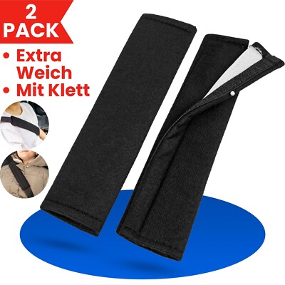 2-tlg Gurtpolster Für Mazda MX-5 - Kohlefaser Schulterpolster Komfort