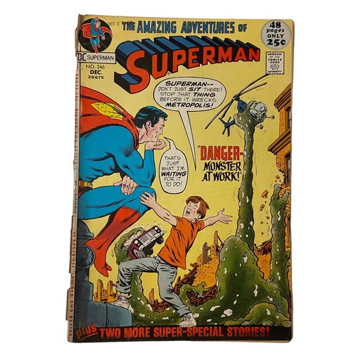 Superman No 246 DEC 1971 DC COMICS Curt Swan Cover - 第 2/13 張圖片