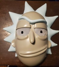 Rick  Morty Rick Mask Halloween Costume Licensed Adult Swim Cartoon Network