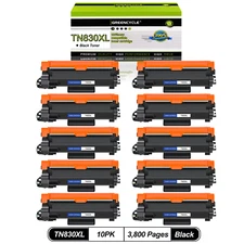 TN830XL High Yeild Toner Cartridge for Brother HL-L2400D L2405W MFC-L2820DW LOT