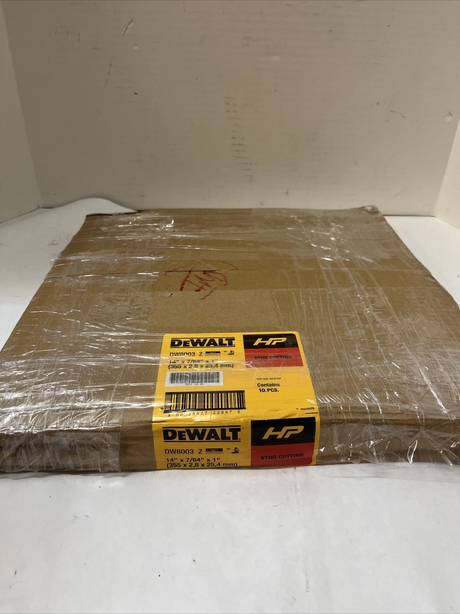 Dewalt Stud Cutting DW8003 14”x7/64” X 1” Box Of 10 | eBay