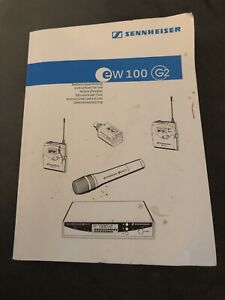 sennheiser ew100 g2 manual