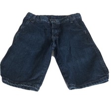Boy's Size 10 Regular Wrangler Denim Blue Jean Carpenter Utility Shorts EUC