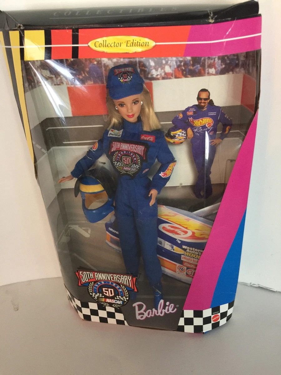 50th Anniversary Nascar 1998 Barbie Doll eBay
