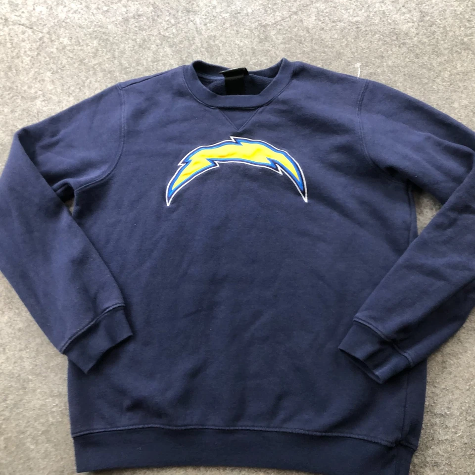 San Diego Chargers Sweatshirt Boys Large Embroidered Logo Pullover Youth* - Image 2 of 4