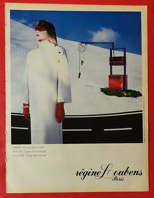 Pressewerbung: Kleidung Mode Régine LOUBENS Schuhe Xavier DANAUD 1982