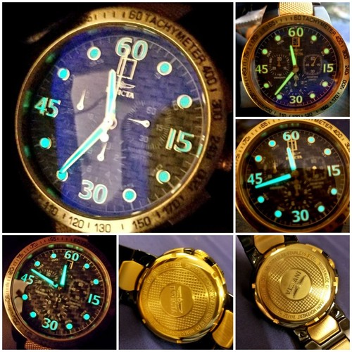 INVICTA PROWLER INFINITY SWISS MD TACHYMETER 3756 10 MINT NEW (OTHER) SIZED RARE - Picture 5 of 18