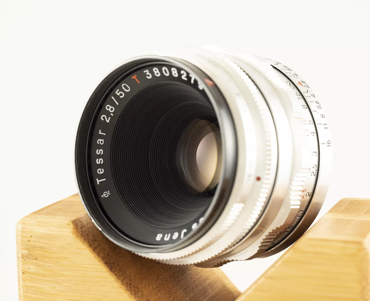 8496 良品 CARLZEISS JENA TESSAR 50mm 2.8あくまで中古品で年代物です