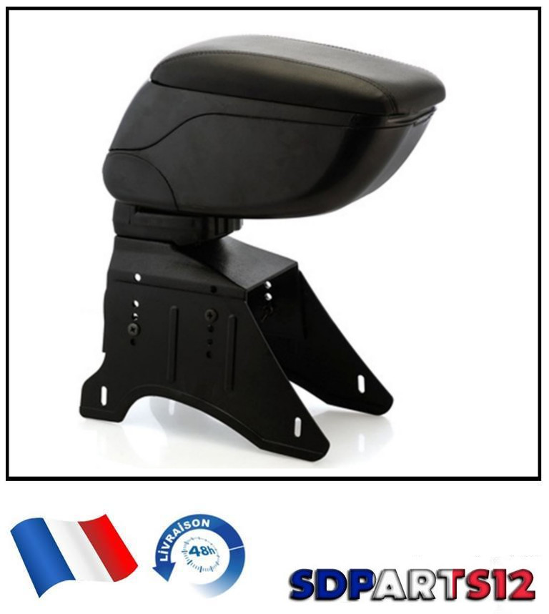 Console Accoudoir Simili Cuir Noir Renault Megane Scenic Laguna 32cm
