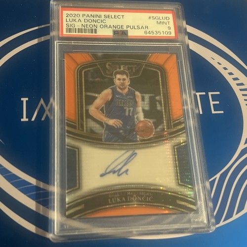 Luka Doncic [Orange Pulsar] #SG-LUD 2020 Panini Select Signatures card