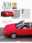 1994 Audi Cabriolet Convertible Original Car Review Print Article J511