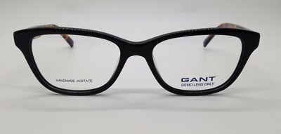 GANT GA4057 Black Havana 001 Optical Cat Plastic Eyeglasses Frame 51-16-135 4057