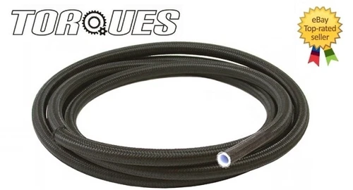 AN -10 (-10 AN JIC-10) 9/16" NYLON Braided PTFE Fuel Hose 1m