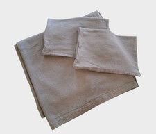 Brooklinen Copriletto Leggero OEKO TEX Cotone Set 2 Finta Grigio a Costine KING/CAL