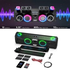 For Pro-Fit Can-Am Defender Max KEMIMOTO Midnight 90 UTV Sound System Audio Roof