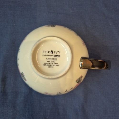 Fox & Ivy Hummingbird Mug Fine China Hummingbird Mug Fox & Ivy Floral Mug 300 ml - Picture 7 of 11