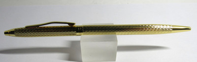 TERZETTI Model ''SLIM'' PLUS FILIGREE  GOLD/GT BALLPOINT PEN