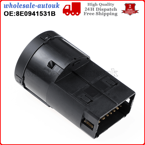 For AUDI A4 8E B6 B7 2000-2007 AUTO Headlight Light Fog Light Switch 8E0941531B - Picture 9 of 9