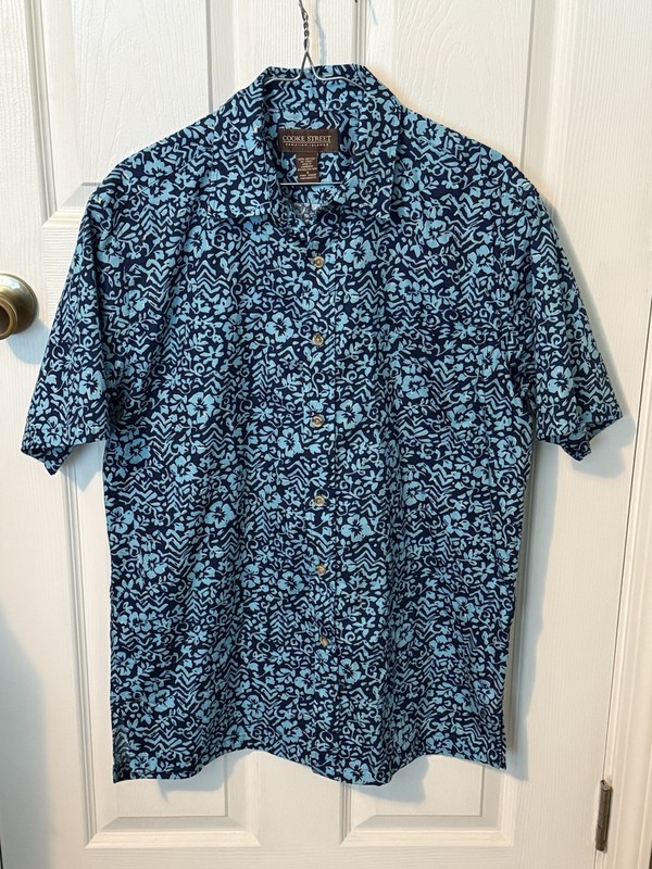 Men’s Cooke Street Hawaiian Islands Shirt Sz.S EXCELLENT!