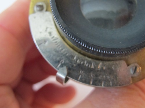 Antique Brass Bausch & Lomb Rapid Rectilinear Lens & Eastman Kodak Shutter - Picture 5 of 6