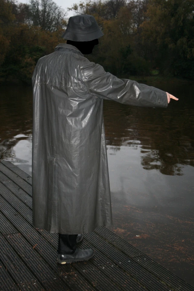 Kleppermantel Klepper Gummi Mantel Regenmantel Rubber Raincoat Coat Oilskin - Bild 4 von 4
