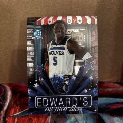 Anthony Edwards 2025-26 Bowman Chrome HS-14 Timberwolves Hobby 