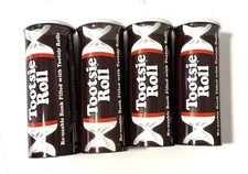 TOOTSIE ROLL CANDY BANKS FILLED W/BITE SIZE MIDGEES (4PK) 1.5lbs NEW/SEALED