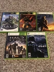Xbox 360 Halo Bundle Halo 1 2 3 Reach ODST Campaign Disc Complete Manuals
