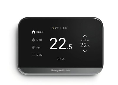 Honeywell THX1000B2 ElitePRO S1000 Smart Thermostat, 4.3  Touchscreen In Black (