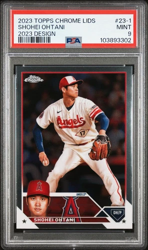 2023 Topps Chrome Lids Shohei Ohtani 2023 Design (PSA 9)