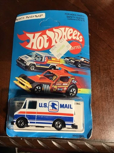 Vintage 1979 Hot Wheels Letter Getter #9643 US Mail Truck. SEALED ON CARD!