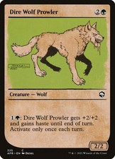 Dire Wolf Prowler Foil (325) Showcase Adventures in the Forgotten Realms AFR MTG