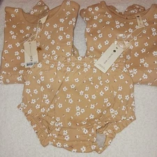 2 Quincy Mae 18-24m Dresses w/Diaper Shorts. Lot Of 2. New See Description