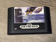 688 Attack Sub Sega Genesis Cleaned & Tested Authentic