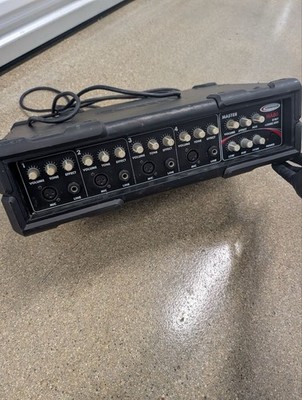 80W Powered Mixer 4 Channel Audio Amp Harbinger HA80 Tested Working
