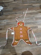 Ginger Bread Apron For Child Button Eyes Kay Dee Designs Rhode Island Vintage