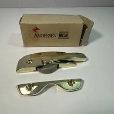 Andersen Flush Mount Estate Sash Lock with Keeper -  1669321 - Bright Brass READ