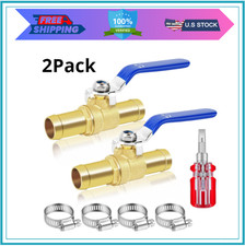 5/8 Heater Hose Shut off Valve, 2Pack InLine Shut off Valve for 5/8  Heater Hos