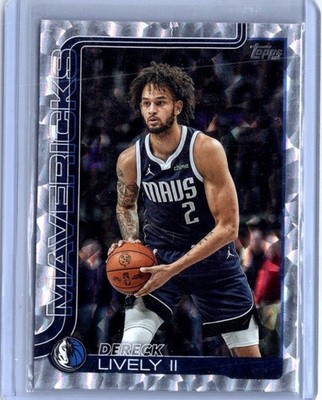 2025-26 Topps #172 Dereck Lively II Crackleboard