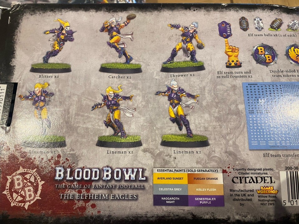 Figurine Warhammer Blood Bowl - Elfheim Eagles Lineman 1 (Bits), Neuf, Non Assemblé
