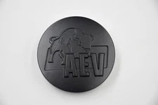 AEV Matte Black Wheel Center Cap Hub Cap C-411-1 2.125" Snap in